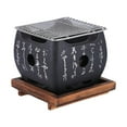 thumbnail image 4 of Parrilla de barbacoa de carbón para estilos japoneses, accesorios para herramientas de parrilla, 15x15x13.5 cm, 4 of 9