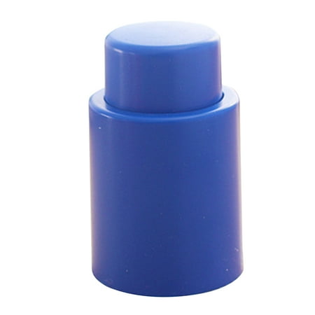- Vacuumized Wine Bottle Stopper for Champagne Juice Drinks Keeping Fresh - Blue