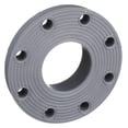 thumbnail image 1 of GF Piping Systems PVC Pipe Fitting, Flange, Schedule 80, Gray, 4" Slip Socket, 1 of 3