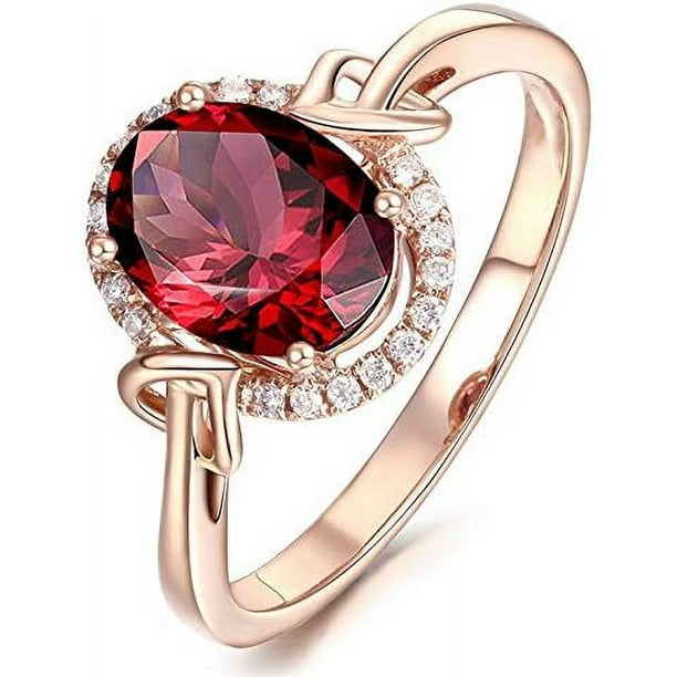 Anillos de rubi para mujeres sale