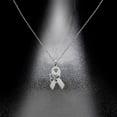 thumbnail image 6 of zhmrfg Women's Care Day Pendant Butterfly Ribbon Necklace Breast Cancer Awareness Jewelry Heart-Shaped Pendant Inspirational Gift for Fundraiser Awareness Walk Campaign Event, 6 of 6