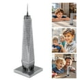 thumbnail image 4 of 3D Metal Puzzles for Adults Fascinations Metal Earth One World Trade Center Building 3D Metal Model Kit, 4 of 6
