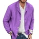 thumbnail image 2 of Men Lapel Suit Jacket Versatile Pure Color Casual Suit Jacket Top Comfortable  for Dating for Home ANGGREK Otros, 2 of 6