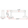 thumbnail image 3 of Design House Millbridge 24" Bathroom Wall Mount Towel Holder Bar, 3 of 10