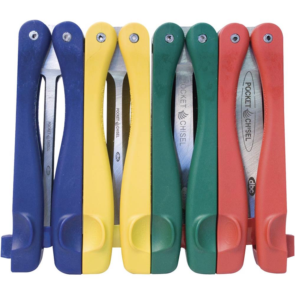 Pocket Chisel Kit Includes: PC-1 PC-3/4 PC-1/2 PC-1/4 Diamond Sharpener Putty Knife 5 in 1 Painters Tool - image 3 of 3