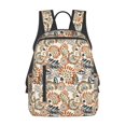 thumbnail image 3 of Balery Floral Paisley Lightweight Backpack for Men and Women - Durable and Water-Resistant, Ideal for School, Work, Travel, and Everyday Use, 3 of 9