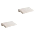 thumbnail image 3 of 2 almohadas para cabecera de cama, soporte para la espalda para cabecera de madera maciza, almohada de respaldo suave, cojín de cabecera para Beige, 3 of 8