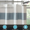 thumbnail image 4 of JLA Home Rideau de Douche en Nid d'Abeille avec Traitement 3M Bleu 72x72, 4 of 10