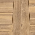thumbnail image 7 of GDF Studio Bruna Outdoor Wicker and Acacia Wood 6 Piece Dining Set with Bench, Brushed Gray, Multibrown, and Beige, 7 of 7