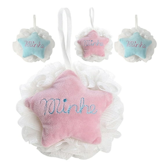 LOLIPPYY 4-Pack Cute Cartoon Bath for Women, Body Scrubbers for Skin Cleansing and Home Use