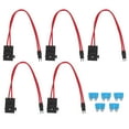 thumbnail image 3 of Vehicle Fuse Box Panel Connector, 5Pcs Mini Tip Compact Professional Direct Replacement Regular Thin Car Fuse Holder Connector  For Test ACL L 29.2mm,ACT M 19.1mm,ACK S 10.9mm,ACD, 3 of 8