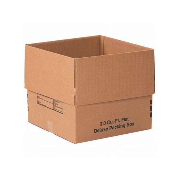 Box Packaging Deluxe Packing Box, 18" x 18" x 16", Kraft 20/Bundle