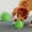 Cat Toys & Dog Toys Green, variant on YaoZQ Smart Interactive Dog Ball, Motion Activated Bouncing & Vibrating Toy with LED Lights, Durable TPU for Puppies, 2.2 in, Blue