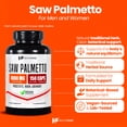 thumbnail image 2 of HealthFare Saw Palmetto for Men & Women | Extract 4000mg | 150 Vegan Capsules | Extra Strength Herbal Supplement | Supports Prostate, Urinary, Hair & DHT Balance | Non-GMO, Gluten-Free | Made in USA, 2 of 6
