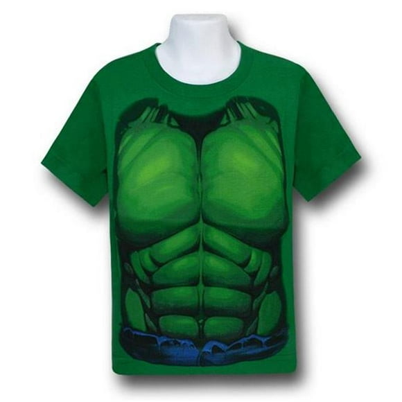 Incredible Hulk tshulkkidscostjl Hulk T-Shirt de Costume pour Enfants - Taille 7