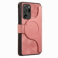 thumbnail image 2 of Detachable Magnetic Case Wallet For Samsung Galaxy Note 20 Ultra Compatible with MagSafe Wireless Charging Phone Cover Multi Card Slots Cash Coin Zipper Pocket RFID Blocking, Pink, 2 of 13