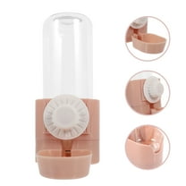 LEORX Dog Water Bottles Pet Water Bottle Pink Plastic 1Pack