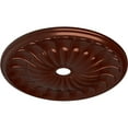 thumbnail image 3 of 31 5/8"OD x 3 5/8"ID x 1 7/8"P Gorleen Ceiling Medallion (Fits Canopies up to 3 5/8"), Hand-Painted Antique Copper, 3 of 7