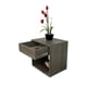 thumbnail image 1 of Buro Mesa Organizador Moderno Minimalista Vintage con Cajón (Gris) DECOMOBIL BUR-45X35-G, 1 of 5