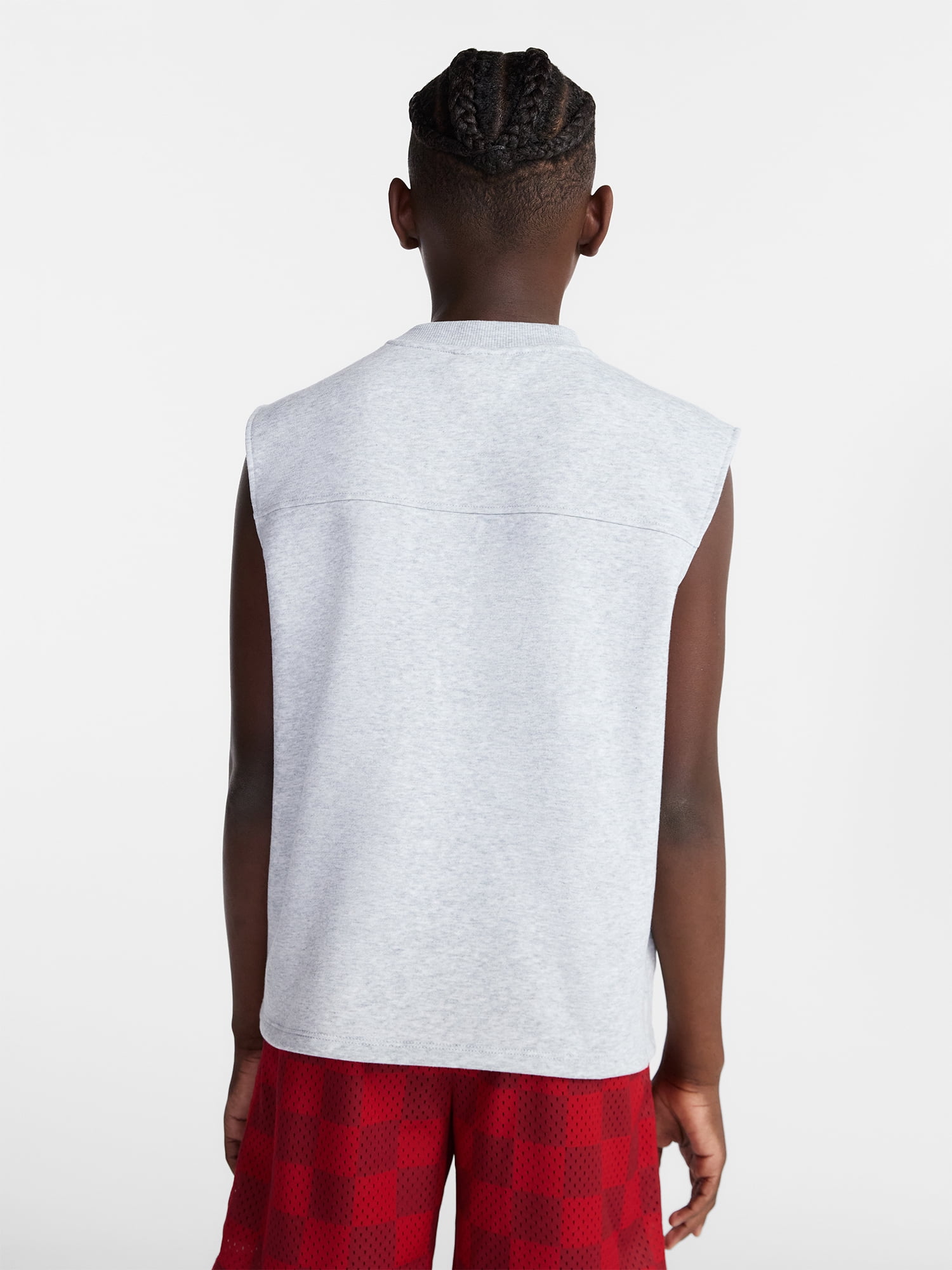 Weekend Academy Boys Fleece Muscle Tank, Sizes 4-18