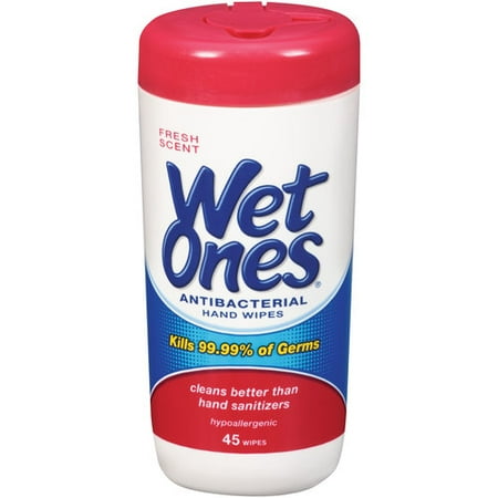 Wet Ones Fresh Scent Hand Wipes, 42 Count