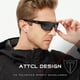 thumbnail image 2 of Gafas de sol ATTCL Polarized Wrap 5001 para Hombre - Negro, 2 of 7