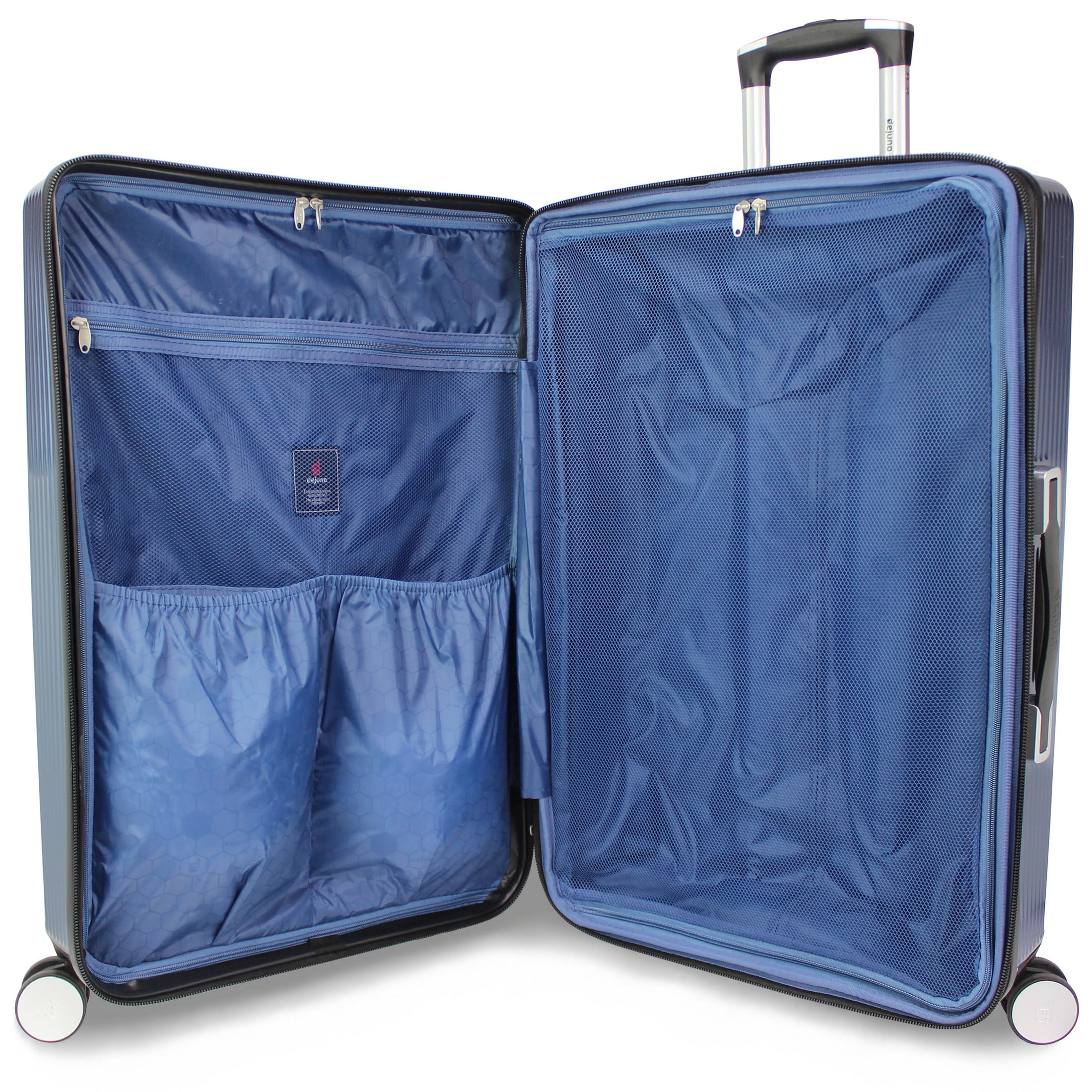 World Traveler Dejuno Monarch 30-Inch Polycarbonate Spinner Luggage - Iron Blue