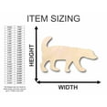thumbnail image 2 of Unfinished Wood Honey Badger Shape - Animal - Wildlife - Craft - up to 46" DIY 8" / 1/2", 2 of 3
