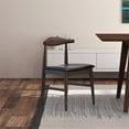 thumbnail image 4 of Aden 9-Piece Modern Solid Wood Walnut Dining Room & Kitchen Table and Chair Set, 4 of 7