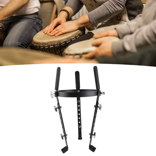 Soporte Para Tambor, Altura Ajustable, Soporte Para Tambor Negro, Estable Para Conga