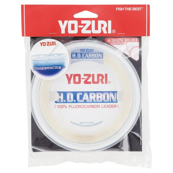 Yo-Zuri H.D. Carbon Fluorocarbon Leader Clear 100yd 40LB