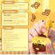 thumbnail image 4 of Juguete Musical Otamatone Melody Portátil con Llavero Pompompurin, 4 of 7