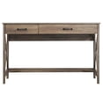 thumbnail image 1 of Pemberly Row Contemporary 47" Wood Wrinting Desk in Rustic Oak, 1 of 6