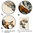 thumbnail image 3 of Designart Double Exposure Of A Tiger With African Landscape I Canvas Wall Art, 3 of 5