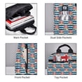 thumbnail image 5 of Daiia Popcorn On Blue Lines School Backpack for Men and Women Lightweight Backpack Durable Backpack Water-Resistant,Travel,Work Bag, 5 of 9