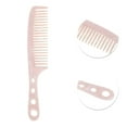 thumbnail image 2 of Unique Bargains 1 Pc Long Handle Hair Comb White Acetate Sheet, 2 of 5