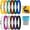 Assorted Color, variant on Viveous 6pcs Trash Can Bands Adjustable Rubber Garbage Trash Can Bands Elastic Trash Trash Can Bag Holder Trash Can Bungee Cord Elastic Trash Can Strap