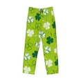 thumbnail image 4 of Easygdp St Patrick's Day7 Men's Pajama Pant, Sleep Elastic Waistband Lounge Pants - Large, 4 of 9