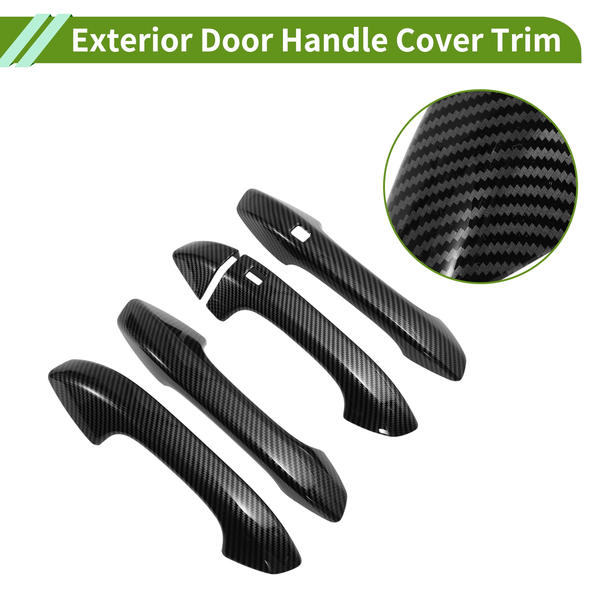 Unique Bargains Door Handle Cover Black for Kia K5 LX LXS GT-Line EX GT 2020-2025