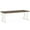 Brown & White, variant on Spaco 78.7" Executive Desk, Large Computer Desk Two Person Desk for Indoor as Home, Office, Desk for Indoor as Home, Office, Black