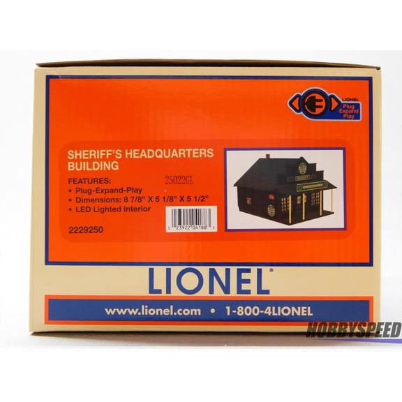 Lionel Sheriffs Headquarters Plug-Expand-Play Building Accessory