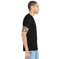 thumbnail image 5 of Bella Canvas Men's Jersey T-Shirt, CVC Short Sleeve Crewneck Black Blank Tee, L, 5 of 5
