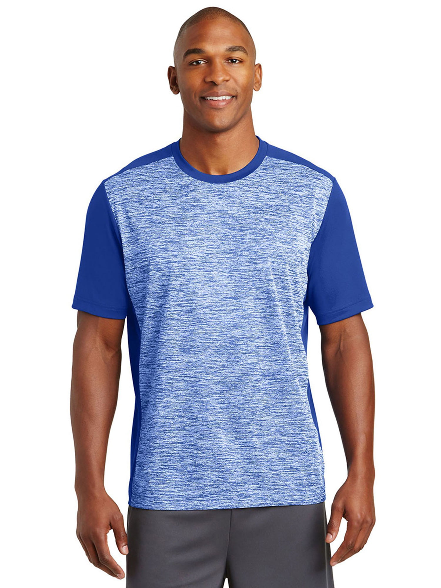 Mens Sport-Tek Competitor Colorblock Dry Fit Performance Wicking T-shirt ST351