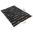 thumbnail image 4 of Colorful Controllers Games Black Pattern Blanket,Comfortable Soft Lamb Wool Throw Blanket,All Season,Warm Lightweight Blankets for Sofa Bed Couch Living Room Chair,40"x50", 4 of 4