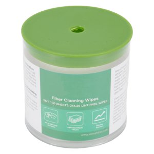 Komshine Focw Optical Fiber Cleaning Wipes Clean Time Over 600+ for Bare Fiber
