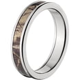 thumbnail image 2 of 4mm Half-Round Titanium Ring with a RealTree AP Camo Inlay, 2 of 3