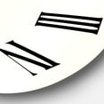 thumbnail image 3 of Designart 1 in Quartz Traditional Wall Clock, 3 of 5