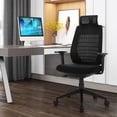 thumbnail image 3 of Giantex Ergonomic Office Chair, Height Adjustable, Reclining Swivel High Back Mesh Chair with 3D Adjustable Armrests, Headrest, Clothes Hanger, Reclining Swivel Computer Desk for Home Office, 3 of 10
