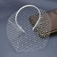 thumbnail image 1 of Birdcage Veil Blusher Velo Blanco Diadema Velo Para Nupcial Fascinators Black Face Net Mask Accesorios de joyería para el cabello Velos Banban LingWen 1327533380799, 1 of 1