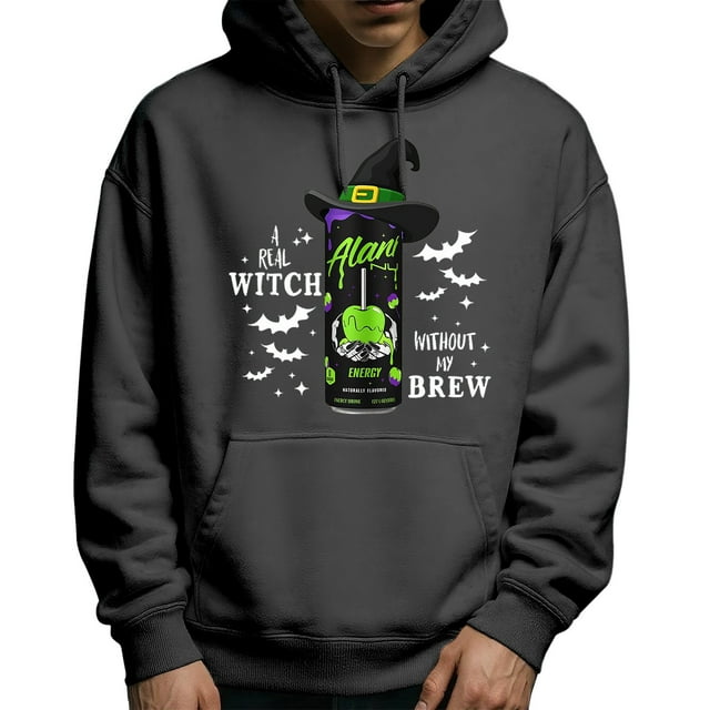 LUOGENLI Chandails à Capuche pour Hommes Graphique TG Halloween Chandail à Capuche Graphique Chandail Molletonné à Enfiler Manches Longues Veste Décontractée avec Imprimé pour Automne Hiver Tenue Confortable Chandails à Capuche pour Hommes à Enfiler Gris2 Taille TTTG